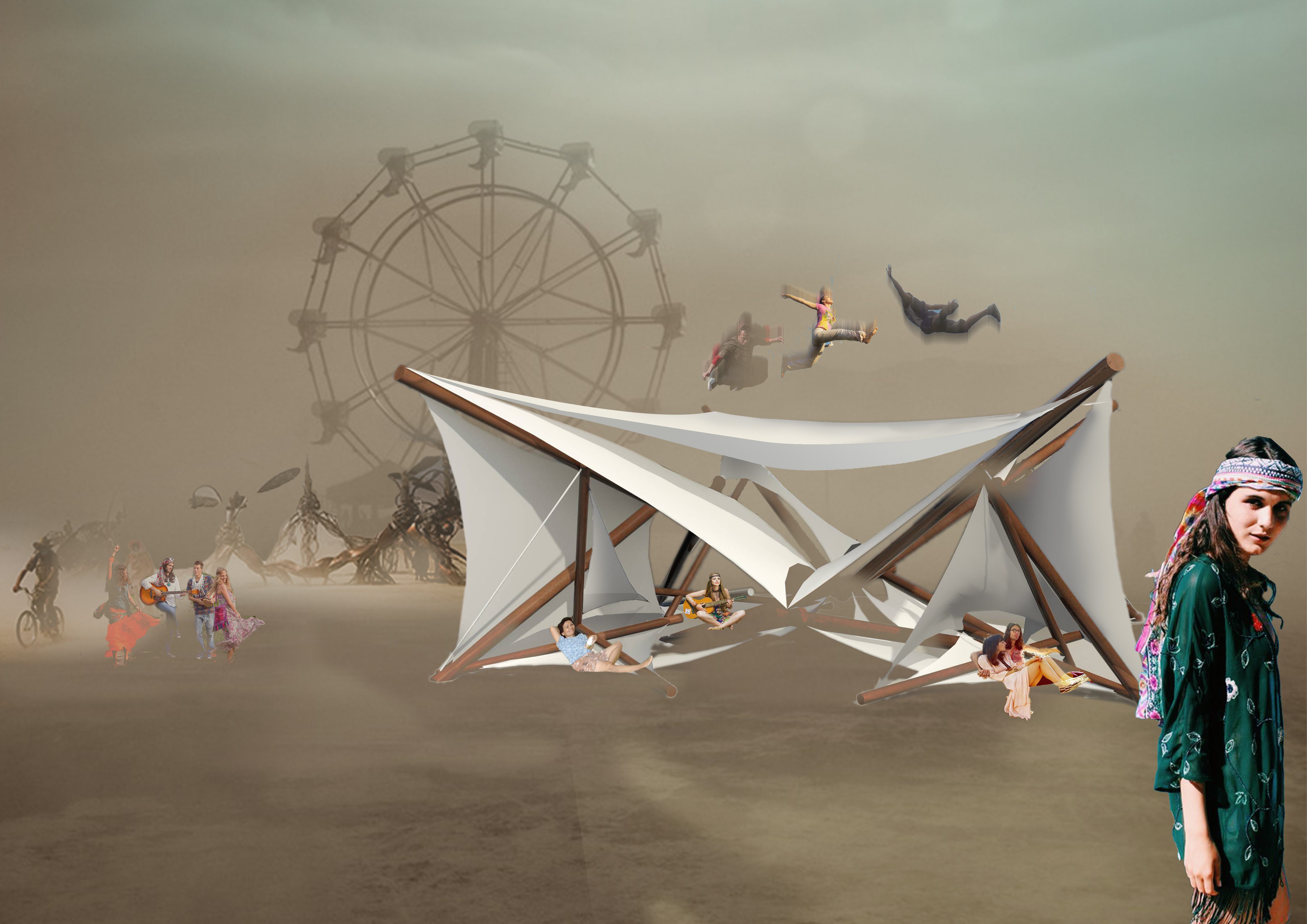 PERSPECTIVE BARU BURNING MAN